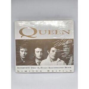 RARE Queen: Fully Illustrated Book & Interview Disc (1996) Sealed‎